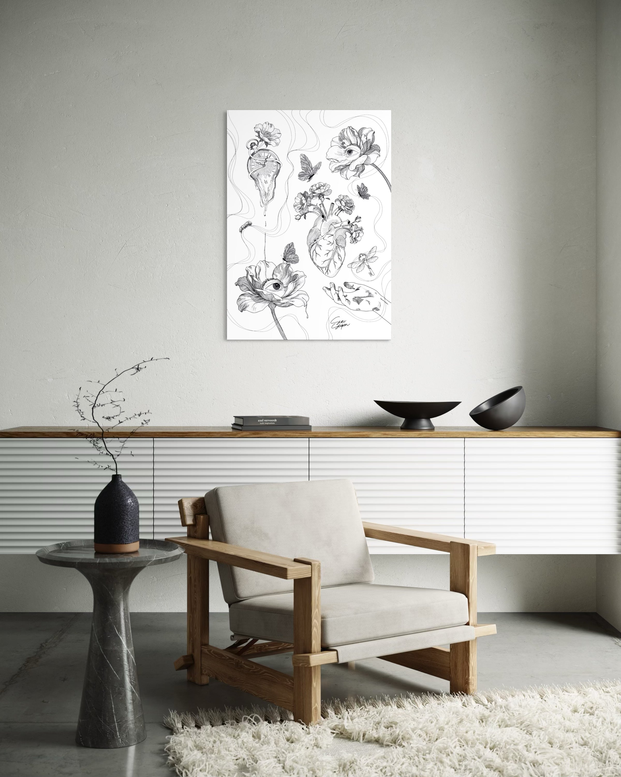 Curious Lines | Canvas