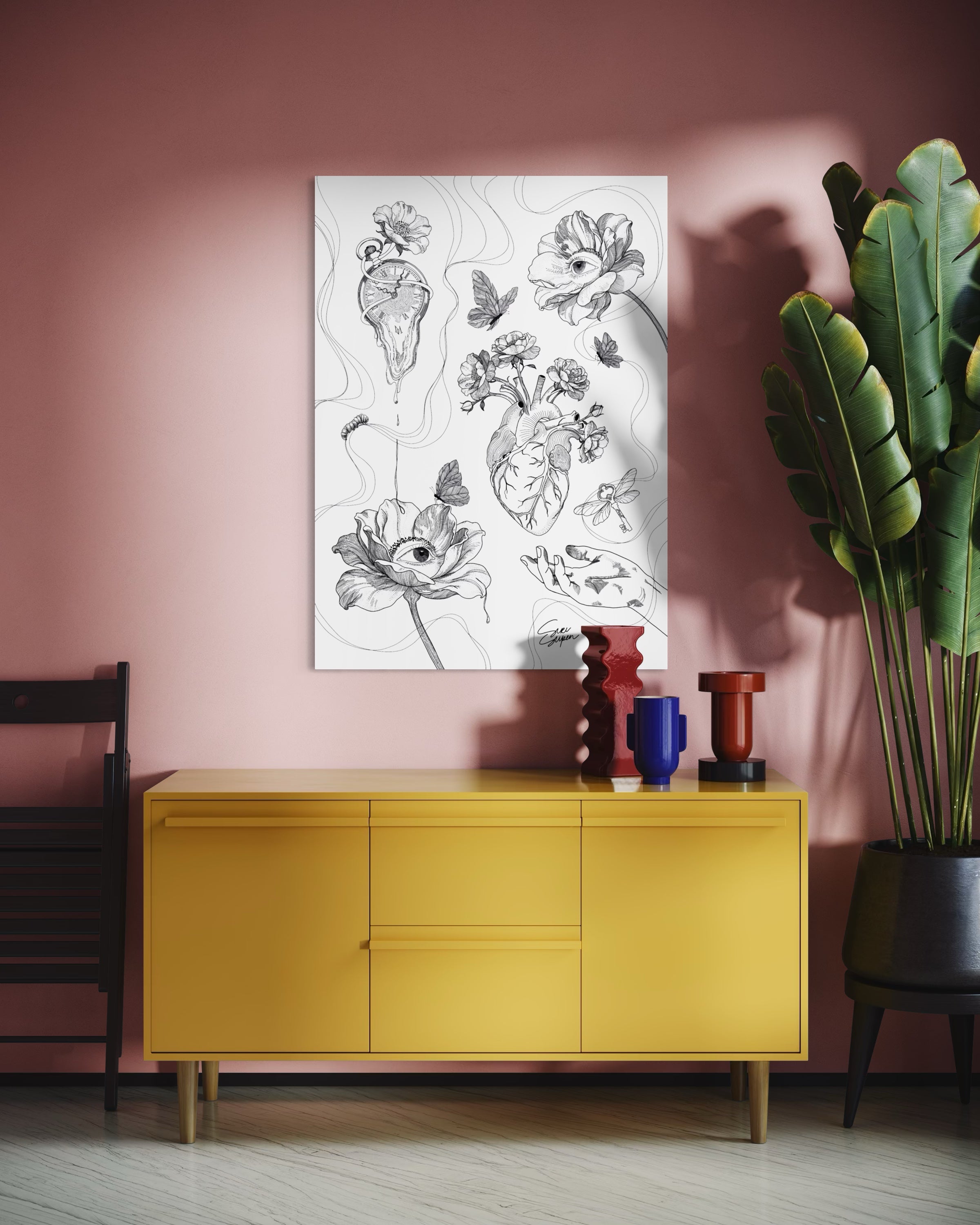 Curious Lines | Canvas