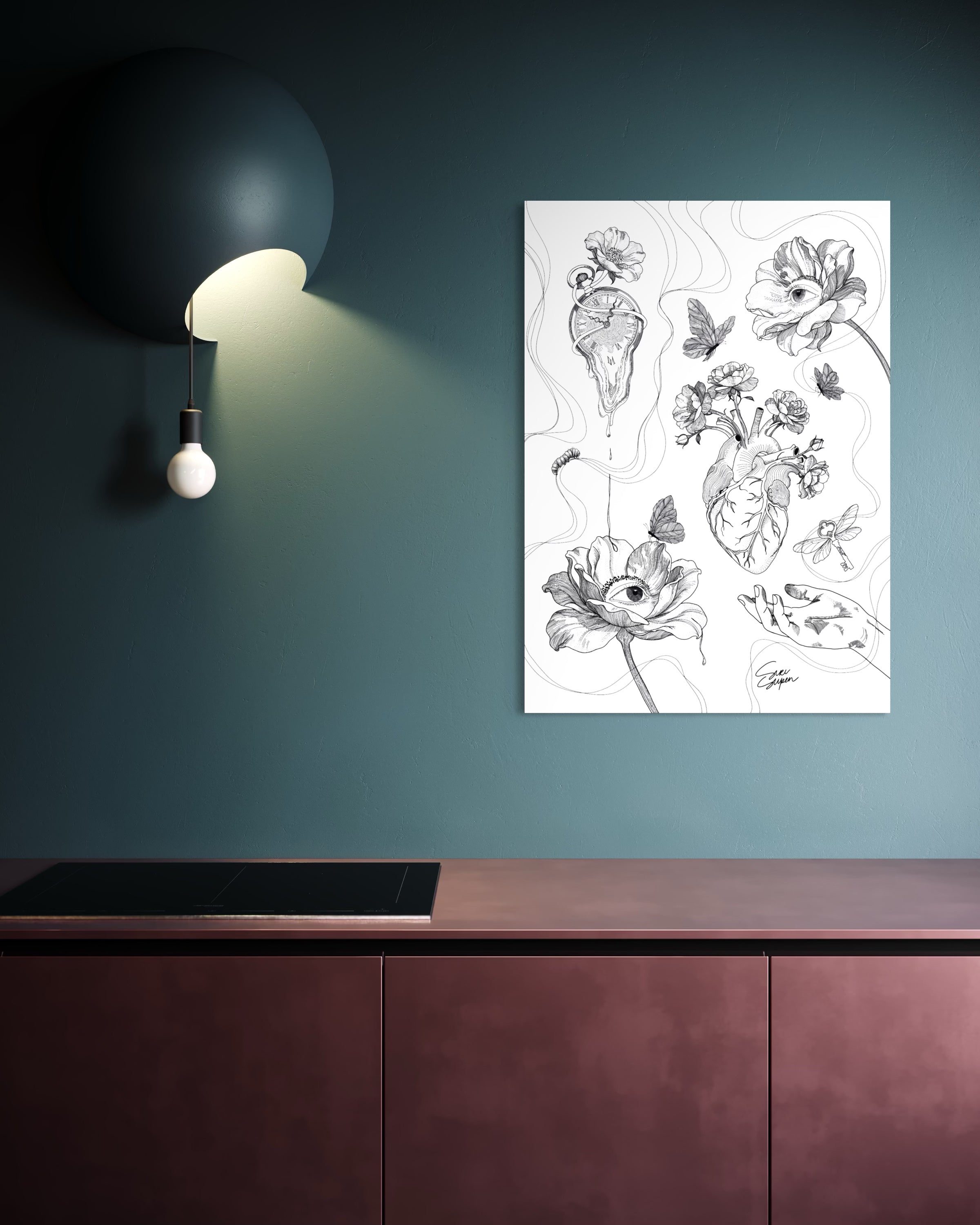 Curious Lines | Canvas