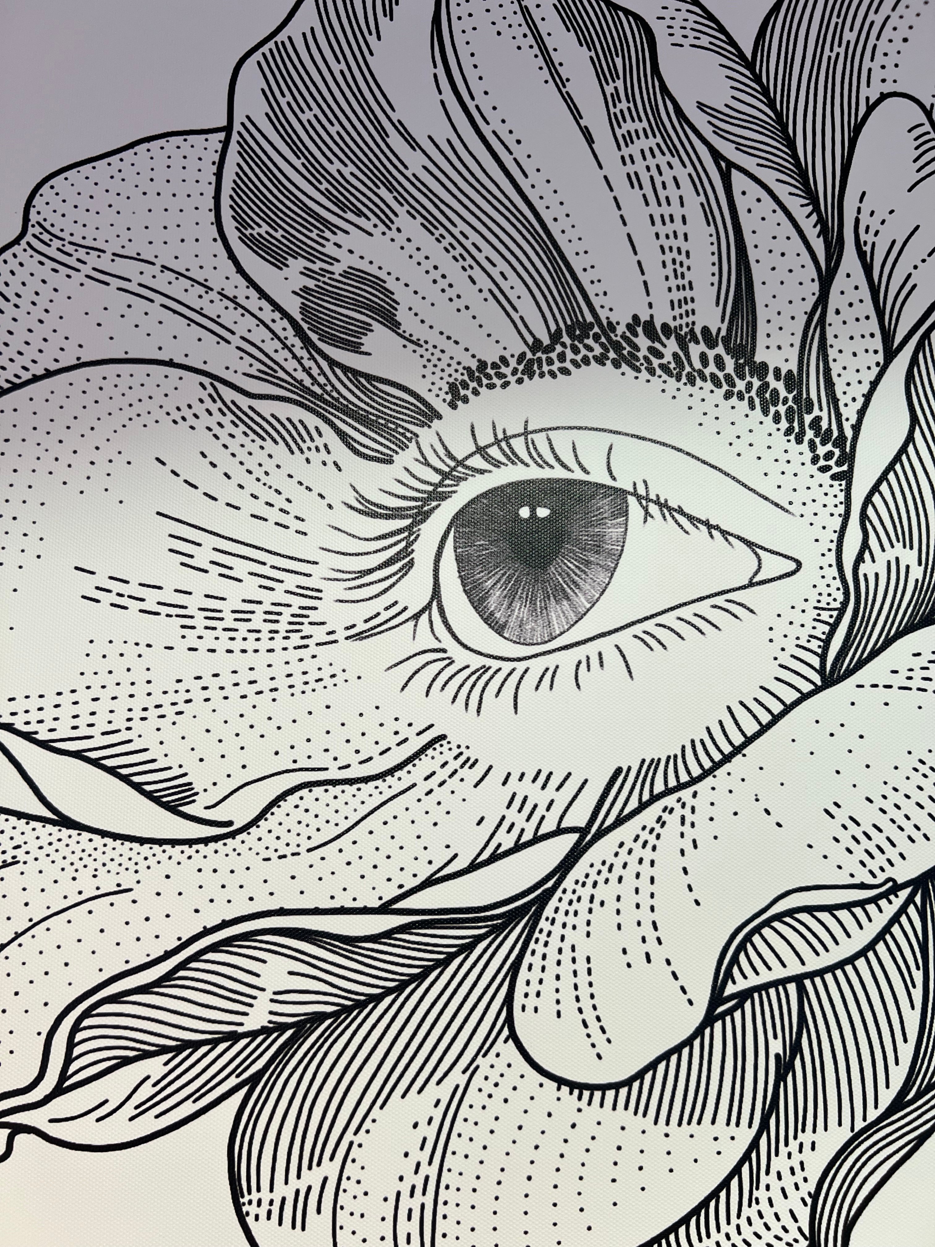 Curious Lines | Vierkant canvas