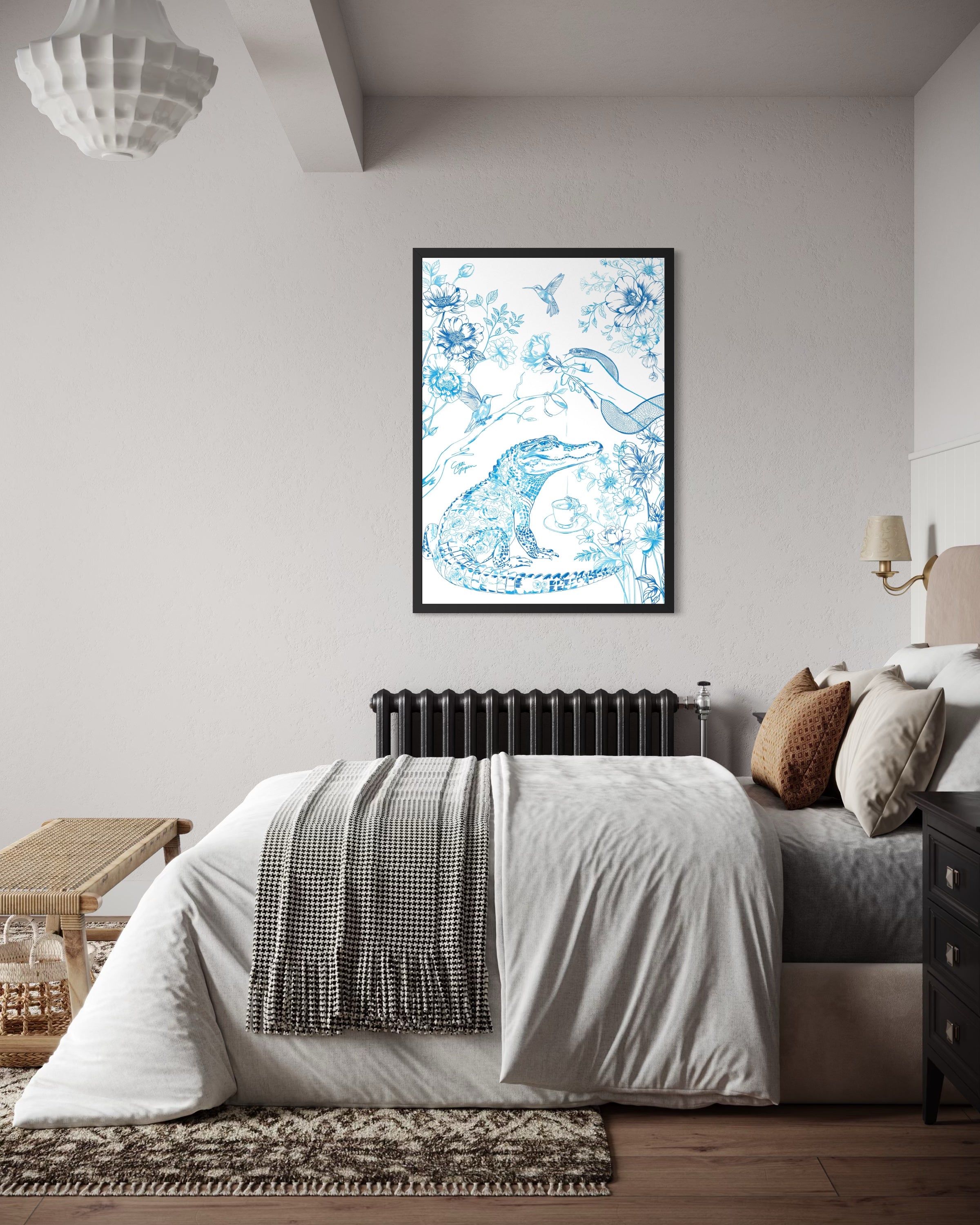 Jungle Tea | Poster met lijst