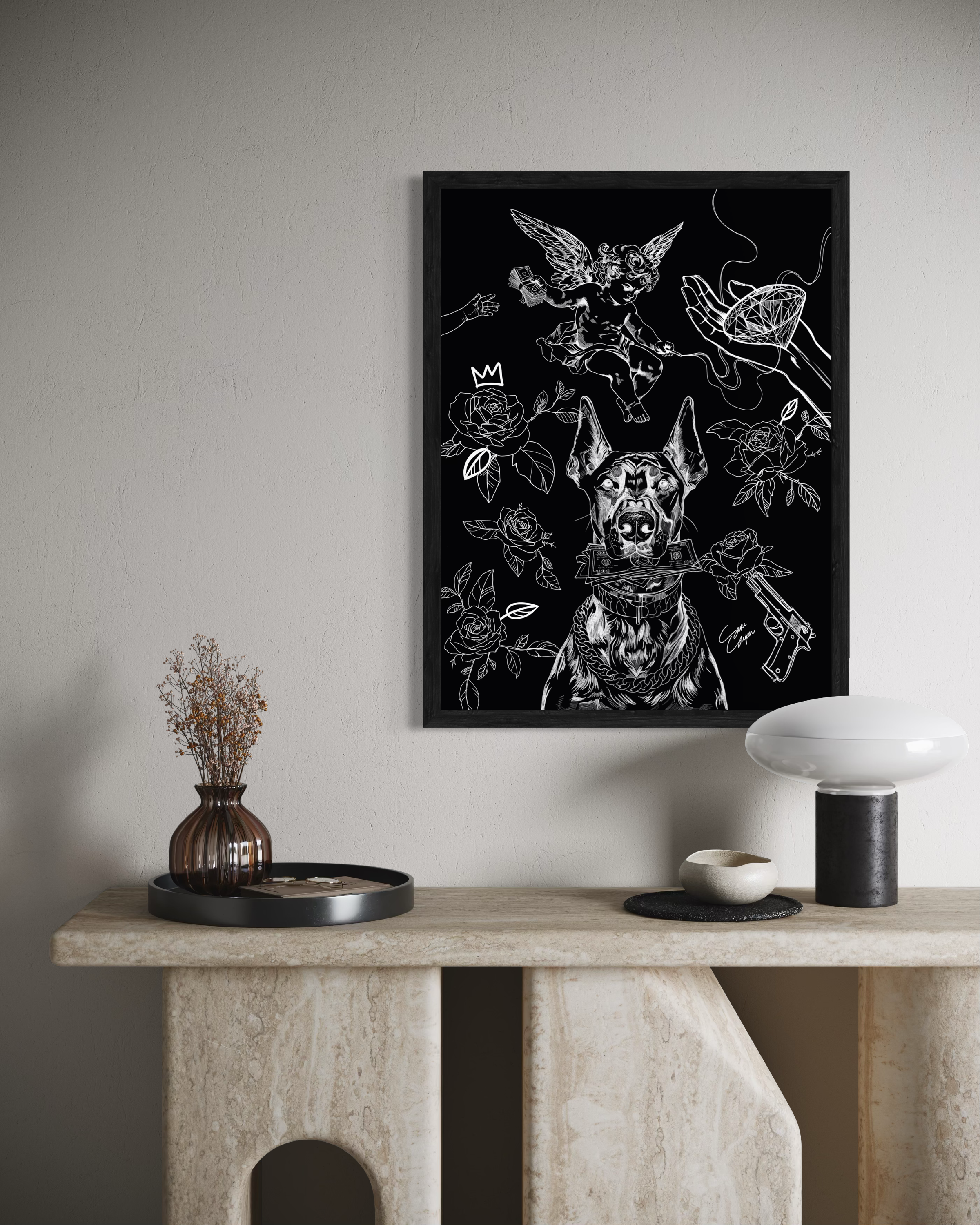 Sirious Hustle | Poster met lijst